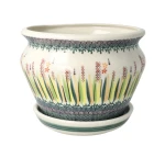 Flower pot Wrzos Galia Bolesławiec Pottery