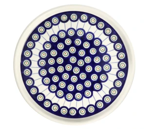 Plate-Tray ø 24,5 cm GU524DEK8 Bolesławiec Pottery