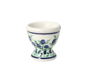 Egg cup h 5,2 cm GU203DEK1208 Bolesławiec Pottery