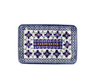 Talerz- tacka do sushi 12,2x18,3 cm GU2021DEKDU60 Ceramika Bolesławiec