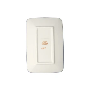Talerz- tacka do sushi 12,2x18,3 cm GU2021DEKDU60 Ceramika Bolesławiec