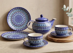 Zestaw mini kawa 1917X Ceramika Artystyczna Bolesławiec