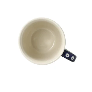 Kubek kwiat lotosu Ceramika Bolesławiec h 9,7 cm V 0,35 L GU1105 DEK41