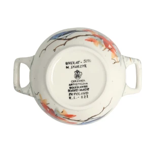 Komplet do fondue C62 Ceramika Artystyczna Bolesławiec dekU5074