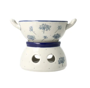 Komplet do fondue C62 Ceramika Artystyczna Bolesławiec dek2812X