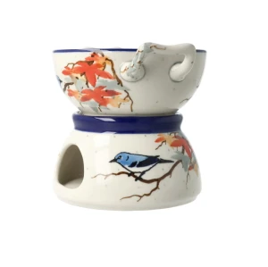 Komplet do fondue C62 Ceramika Artystyczna Bolesławiec dekU5074
