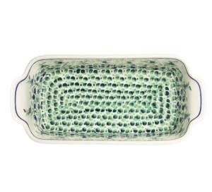 Półmisek- paszteciarka 26,5 x 12,5 cm GU1381DEK1208 Ceramika Bolesławiec