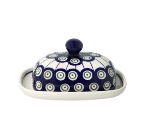 Butterdish 16 cm GU1393DEK8 Bolesławiec Pottery