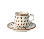 Filiżanka i spodek espresso V 0,1 L Kawa Galia