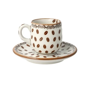 Filiżanka i spodek espresso V 0,1 L Kawa Galia