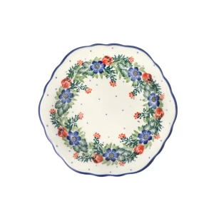 Talerzyk 17 cm A25dek1535X Ceramika Artystyczna Bolesławiec