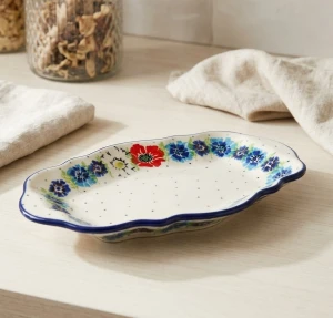 Półmisek 24x16cm 785dek2510X Ceramika Artystyczna Bolesławiec