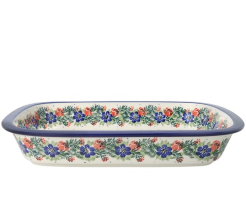 Półmisek 30x21,5 cm 062dek1535X Ceramika Artystyczna Bolesławiec
