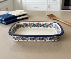 Półmisek 30x21,5 cm 062dek1535X Ceramika Artystyczna Bolesławiec