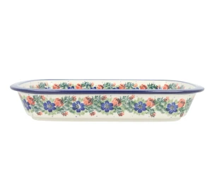 Półmisek 30x21,5 cm 062dek1535X Ceramika Artystyczna Bolesławiec