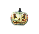 Lampion dynia Halloween wys. 10,5 cm Grzybki Ceramika Bolesławiec Galia