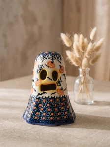Duszek lampion wys. 13,5 cm Dynia Ceramika Bolesławiec Galia