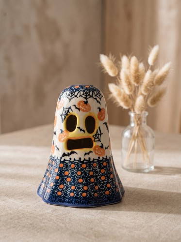Duszek lampion wys. 13,5 cm Dynia Ceramika Bolesławiec Galia