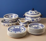 Dinner set for 6 DEK1149 Bolesławiec Pottery