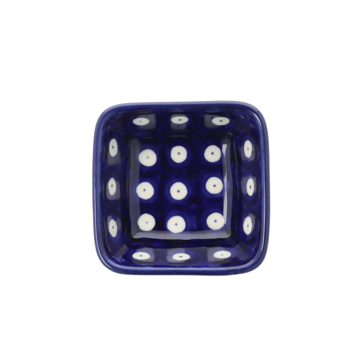 Miska 8,2x8,2cm 656dek70AX Ceramika Artystyczna Bolesławiec