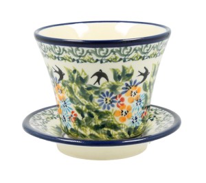 Filiżanka i spodek V 0,24 L Bolesławiec GU1802DEKDU182