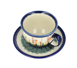 Filiżanka i spodek V 0,2 L Wrzos Galia
