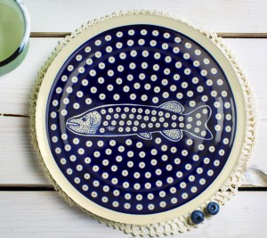 Talerz obiadowy duży ø 27,2 cm GU1014DEKDU984