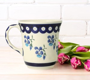 Kubek tulipan Ceramika Bolesławiec V 0,3 L gu1193 dek890