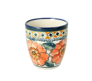 Kubek bez uszka V 0,18 L Bolesławiec gu936dek124Art