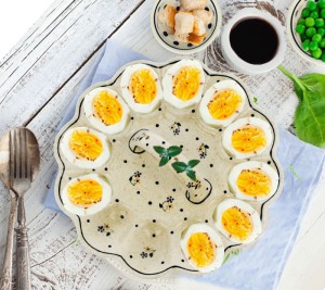 Talerz jajeczny ø 24,0 cm Bolesławiec GU1559DEK111