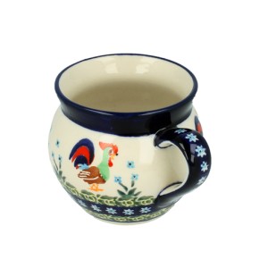 Kubek czeski V 0,32 L Bolesławiec GU911DEK281Art