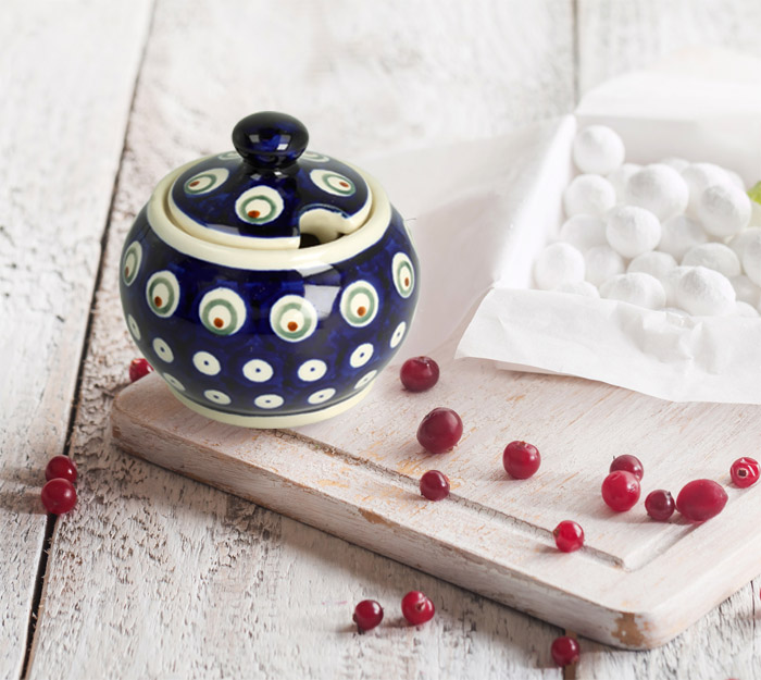 Cukiernica Ø 9,1 cm V 0,15 L Bolesławiec GU729DEK487