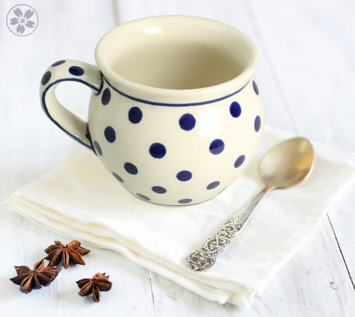 Kubek czeski Ceramika Bolesławiec V 0,32 L GU911DEK37