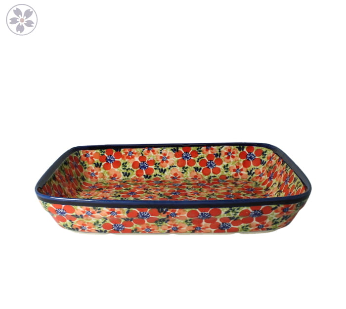 Półmisek do zapiekania 19,5x25,5 cm Bolesławiec GU370DEKDU205