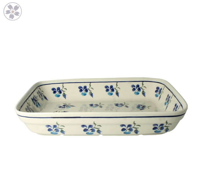 Półmisek do zapiekania 19,5x25,5 cm Bolesławiec GU370DEK890