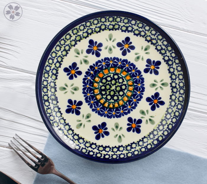 Talerz deserowy ø 16,0 cm Bolesławiec GU818DEKDU60