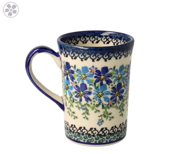 Kubek Wenus V 0,2 L Niebieskie Kwiaty Galia