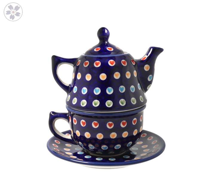 Czajnik z filiżanką i spodkiem 070S Manufaktura