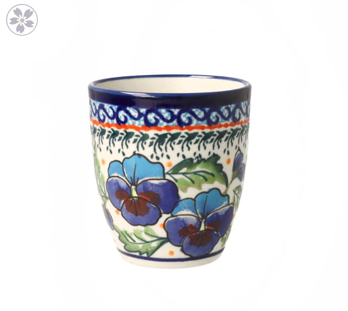 Kubek bez uszka V 0,18 L Bolesławiec GU936DEK277Art