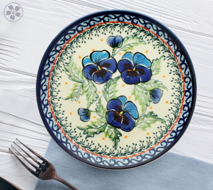 Talerz deserowy ø 16,0 cm Bolesławiec GU818DEK277Art