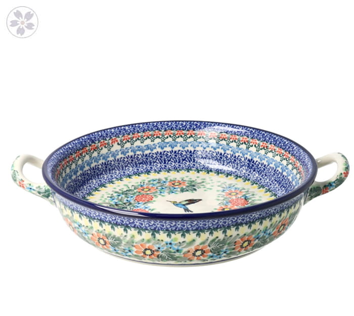 Rondel Ceramika Artystyczna Bolesławiec 23 cm C39 dekU3357