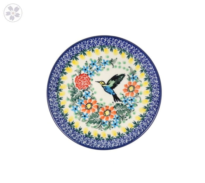 Talerzyk Ceramika Artystyczna Bolesławiec mini Ø 12,5 cm D21 dekU3357