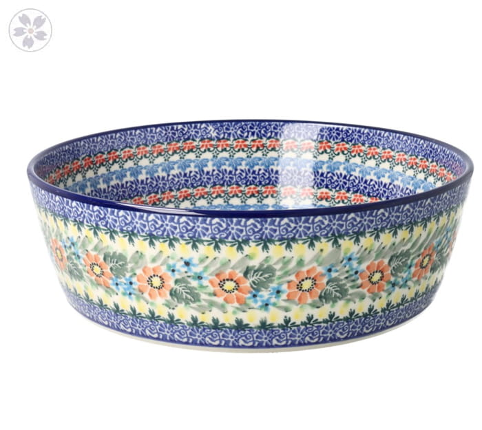 Miska Ceramika Artystyczna Bolesławiec na owoce V 2,0 L F32 dekU3357