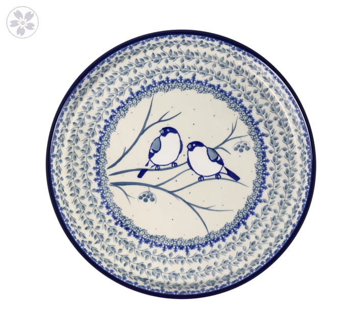 Taca Ceramika Artystyczna Bolesławiec na ciasto 24,5 cm T400 dekU4830