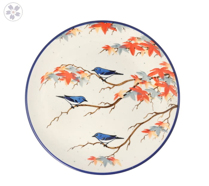 Talerz Ceramika Artystyczna Bolesławiec płaski obiadowy Ø 24 cm T266 dekU5074