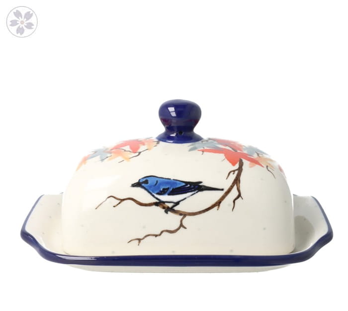 Maselnica Ceramika Artystyczna Bolesławiec kostka masła M295 dekU5074