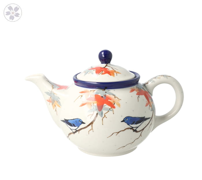 Czajnik Ceramika Artystyczna Bolesławiec do herbaty Sitko V 0,9 L E22 dekU5074