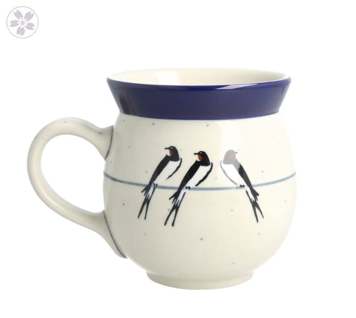 Kubek Ceramika Artystyczna Bolesławiec czeski duży V 0,45 L K073 dekU4831