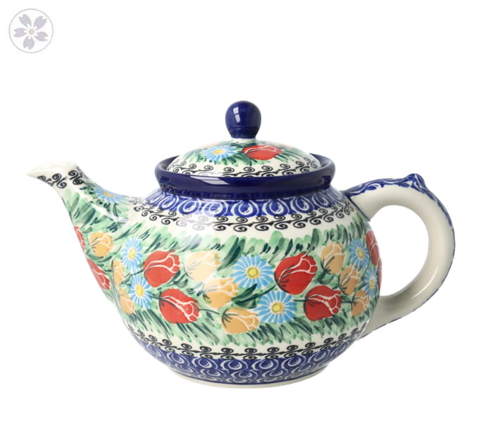 Czajnik Ceramika Artystyczna Bolesławiec do kawy V 1,2 L C060 dekU4475