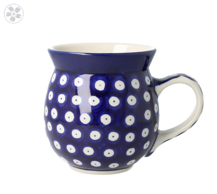 Kubek Ceramika Artystyczna Bolesławiec czeski duży V 0,45 L K073 dek70AX